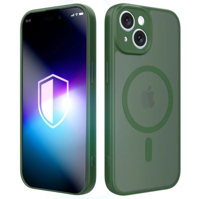 3mk Misty MagCase für iPhone 14 - grün