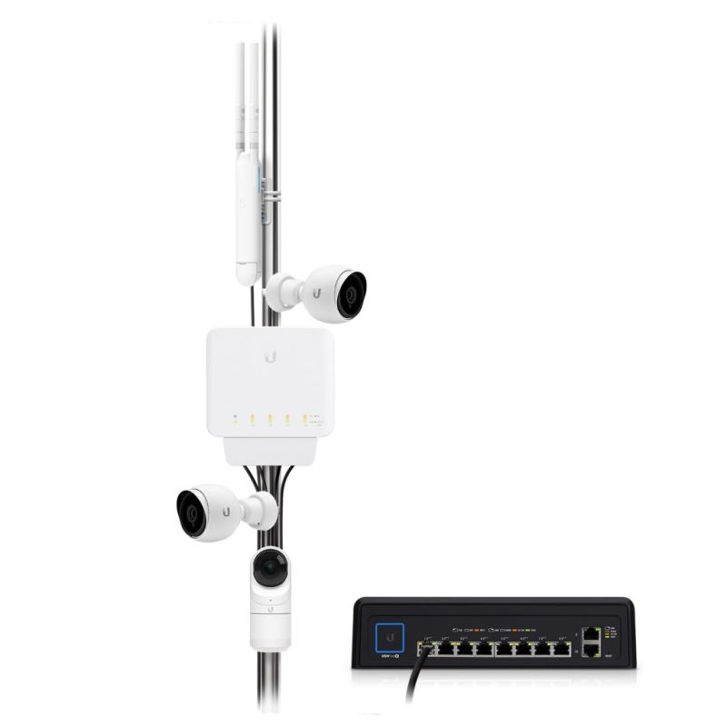 4. Ubiquiti UniFi Flex 5p PoE-Switch (PoE+: 4) Managed Gigabit