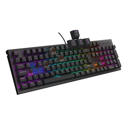 8. GENESIS Thor 303 Gaming-Tastatur USB QWERTZ Deutsch Schwarz