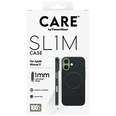 5. CARE by PanzerGlass SL1M MagSafe Hülle für iPhone 17 - Schwarz