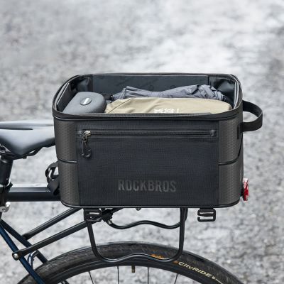 4. Rockbros A30 ROAD TO SKY Faltbare Fahrradtasche für den Kofferraum 15-30L - Schwarz