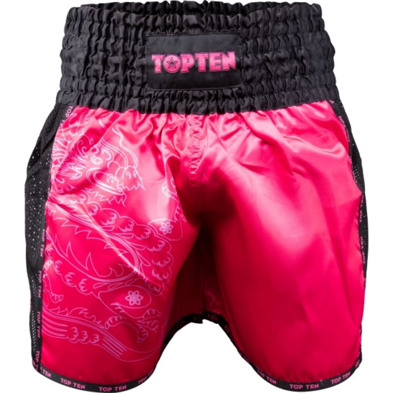 TOP TEN „DRAGON“ Shorts schwarz-pink M