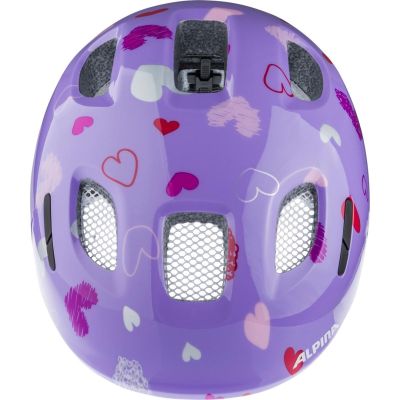 2. ALPINA XIMO 2 PURPLE HEARTS GLOSS Fahrradhelm 49-54