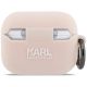 3. Karl Lagerfeld Silikonhülle mit Chaupette-Kopf (3D) für AirPods Pro 3 – Pink