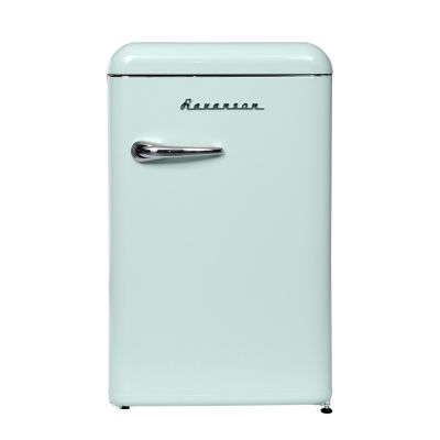 2. Ravanson LKK-120RM Retro-Kühlschrank 545 x 585 x 860 mm | 106 l | Energieeffizienzklasse E | Mint