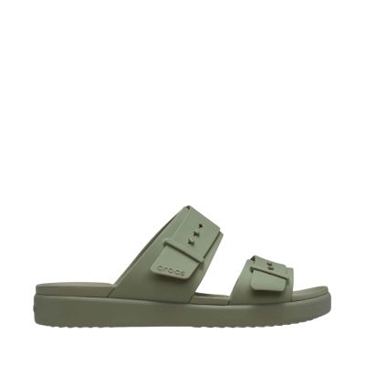 Crocs Brooklyn Buckle Low Damen-Sandalen Grün 211215 3BX