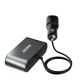 2. Dudao Autoladegerät 2x USB / 3x Zigarettenanzünder-Splitter schwarz (R1Pro schwarz)