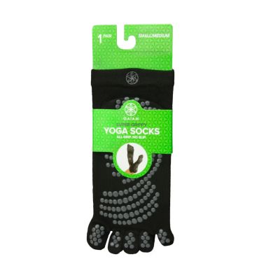 5. Gaiam Anti-Rutsch-Socken Schwarz S/M 52223