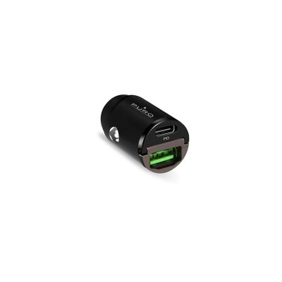 5. Puro Mini 30W Power Delivery USB-C USB-A Autoladegerät – Schwarz