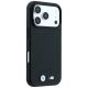 4. BMW M Blue Perfo Metal Logo MagSafe Hülle für iPhone 18 Pro / 17 Pro - Schwarz