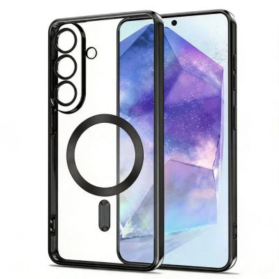 2. Tech-Protect MagFlex MagSafe Hülle für Samsung Galaxy A27 5G – Transparent Schwarz