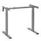 Maclean Schreibtisch, manuelle Höhenverstellung, ohne Tischplatte, für Steh- und Sitzarbeit, max. 60 kg, max. Höhe 120 cm, MC-790NG