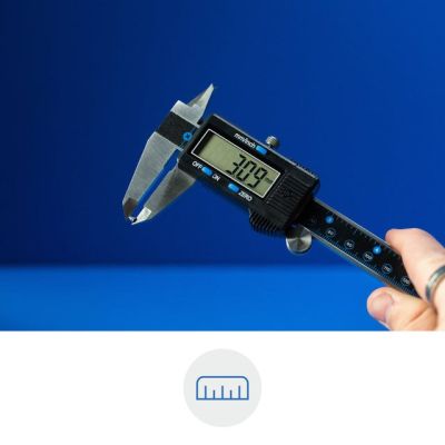 4. iFixit Blauer digitaler Messschieber mit LCD-Bildschirm