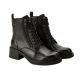 3. Lee Cooper Damenschuhe, Stiefeletten, schwarz, mit Reißverschluss, Naturleder