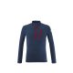 MILLET M Morpho Zip Ls Marineblaues T-Shirt