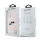 8. Karl Lagerfeld Silikon Nauble Heads Print MagSafe Case für iPhone 16 Plus - Pink