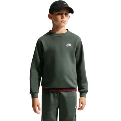Nike Sportswear Club Fleece Kinder-Sweatshirt, Dunkelgrün FD3006 305