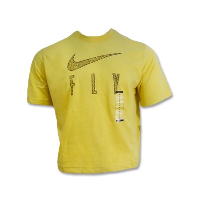 Nike Dri-FIT Swoosh Fly Boxy T-Shirt Damen Wmns Lemon Wash - DV2373-753