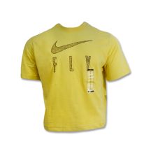 Nike Dri-FIT Swoosh Fly Boxy T-Shirt Damen Wmns Lemon Wash - DV2373-753