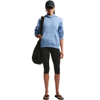 6. Nike Studio Fleece Damen-Sweatshirt, mittelschwer, hellblau IM8100 486