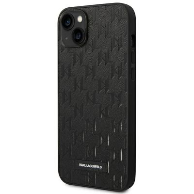 2. Karl Lagerfeld KLHCP14MSAKLHPK iPhone 14 Plus 6.7" Hardcase schwarz / schwarzes Saffiano Mono Metal Logo