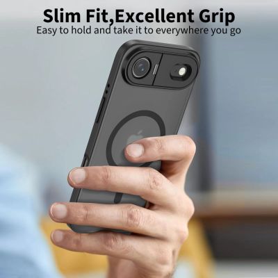4. Tech-Protect MagStand MagSafe Case für iPhone 17 Air – Mattschwarz