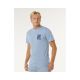 2. Herren RIP CURL Keep On Trucking Kurzarm-T-Shirt Blau