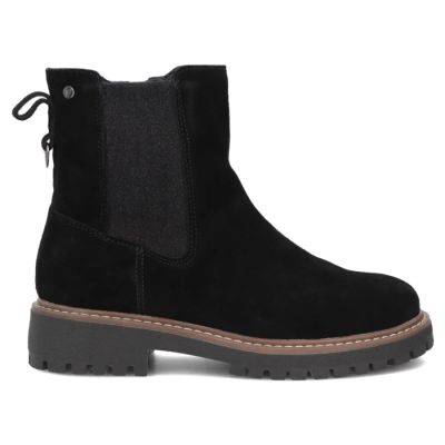 2. Schwarze Damen-Leder-Chelsea-Boots Filippo DBT7935