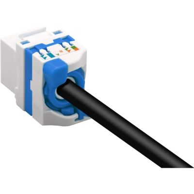 4. TECHLY SELBSTKLEMMENDES KEYSTONE RJ45-MODUL CAT.6A U/