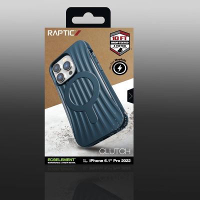 5. Raptic X-Doria Clutch Case iPhone 14 Pro mit MagSafe Backcover blau