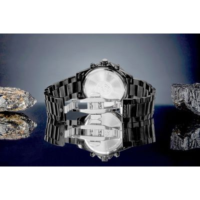 6. Giewont Herrenuhr Chronograph Saphir Schwarz GW3520-B1