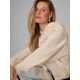 Kapuzenpullover mit dekorativer Jet-Applikation für Damen 4F 4FWAW26TSWSF2670-12S