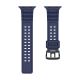 5. Armband Triple Protection für Apple Watch 38 / 40 / 41 mm Armband - Marineblau