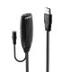 Lindy 43156 USB-Kabel USB 3.2 Gen 1 (3.1 Gen 1) 10 m USB A Schwarz