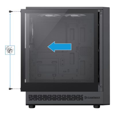 5. GameMax Storm 2 AB Midi Tower Schwarz