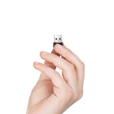 11. Baseus Mini USB-C-zu-USB-A-Adapter – Schwarz