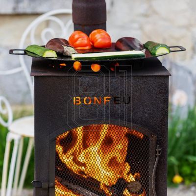 15. BonFeu BonCarré Gartenkamin Schwarz 3503