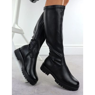 7. Damen-Plateau-Stiefel schwarz Potocki 25-12729