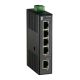 FE LevelOne 5-Port + DIN 100Mbps Industrie-Switch
