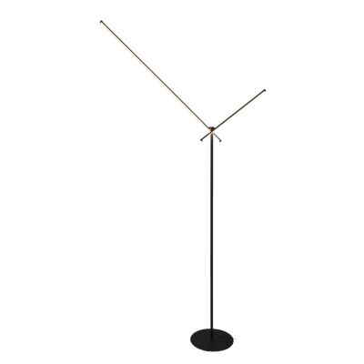 LED-Bodenleuchte Tanger 170 cm Schwarz