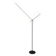 LED-Bodenleuchte Tanger 170 cm Schwarz