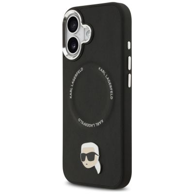 2. Karl Lagerfeld Karl Pin MagSafe Case für iPhone 17 - Schwarz
