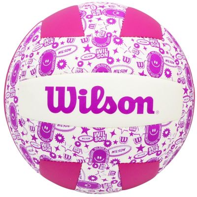 WILSON STAMP VB VOLLEYBALL LILA WEISS