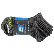 Skechers 6er-Pack Jungen-Socken ohne Frottee S112222-BLK Schwarz 31-34