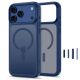 2. Tech-Protect Magmat Magsafe CC Hülle für iPhone 18 Pro / 17 Pro – Mattes Marineblau