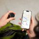 8. SBS Track My Circle, wasserdichter IP65-Ortungsgerät, kompatibel mit Apple Find My, Schwarz