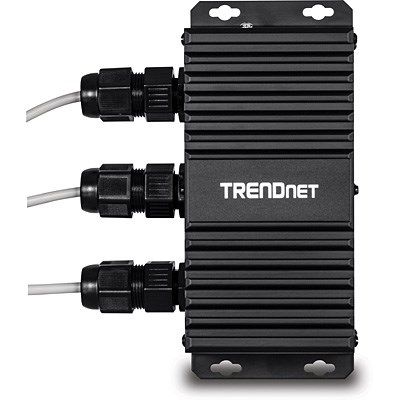 4. TRENDnet 2-Port Industrieller Outdoor-Gbit-UPoE-Extender 100 m