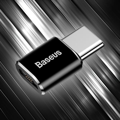 12. Baseus Mini Adapter von Micro USB auf USB-C - Schwarz