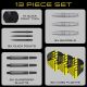 6. Harrows NX-90 Bomb QP 90 % Steeltip-Darts