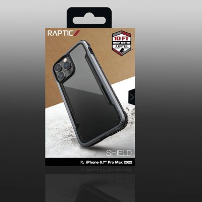 6. Raptic X-Doria Shield Case iPhone 14 Pro Max gepanzerte Hülle schwarz